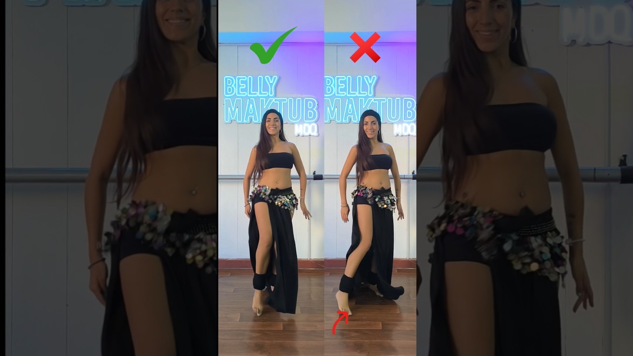 Paso b&aacute;sico Bellydance | Danza &Aacute;rabe #nairelias #tutorial #clasesdanzaarabe #bellydanceclass