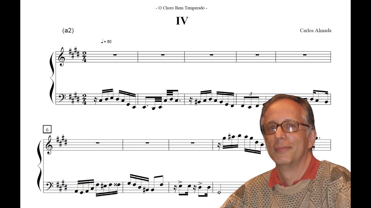 Carlos Almada - Choro-fugato No.4 (de O choro bem temperado) (Flavio Augusto, piano)