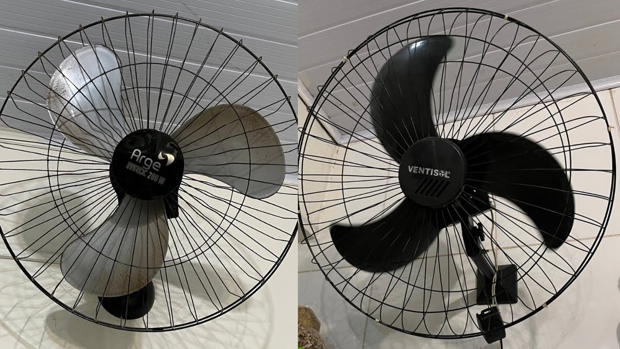 Ventiladores de parede Arge Max 60cm 2018 e Ventisol G3 60cm 2008 | 200W.