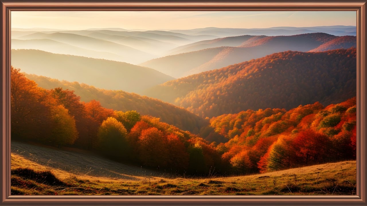 Rolling Hills Wildflowers 4K | Frame TV Art Display
