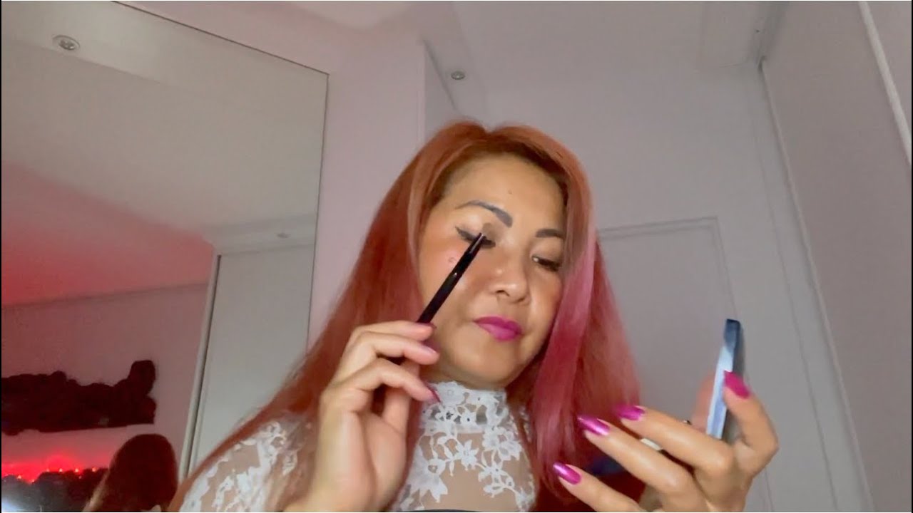 Asmr Doing my friend’s makeup on her first date. Requested. Layer sound #asmrroleplay#asmrtingles