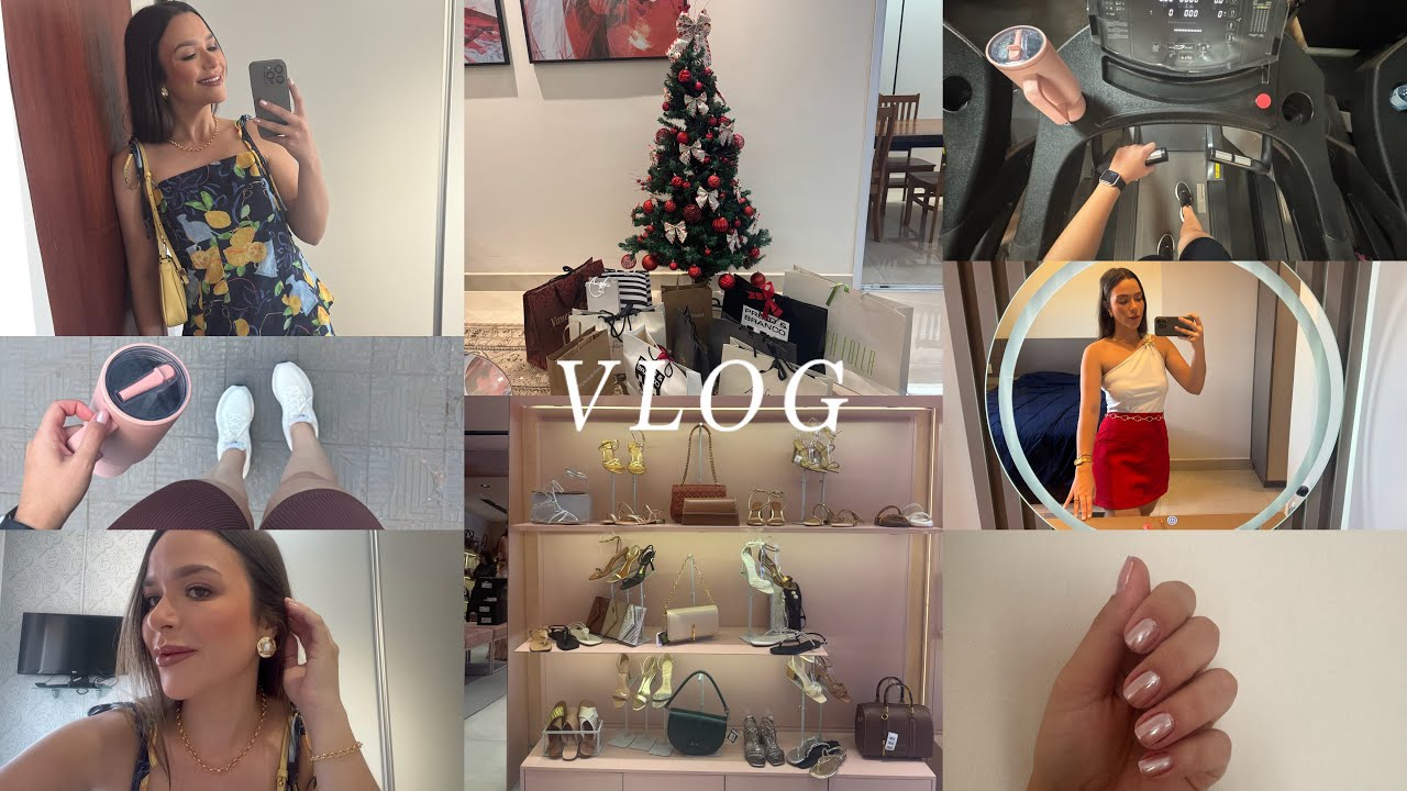 VLOG DE NATAL | meus presentes de natal, fiz esmaltação em gel, academia...