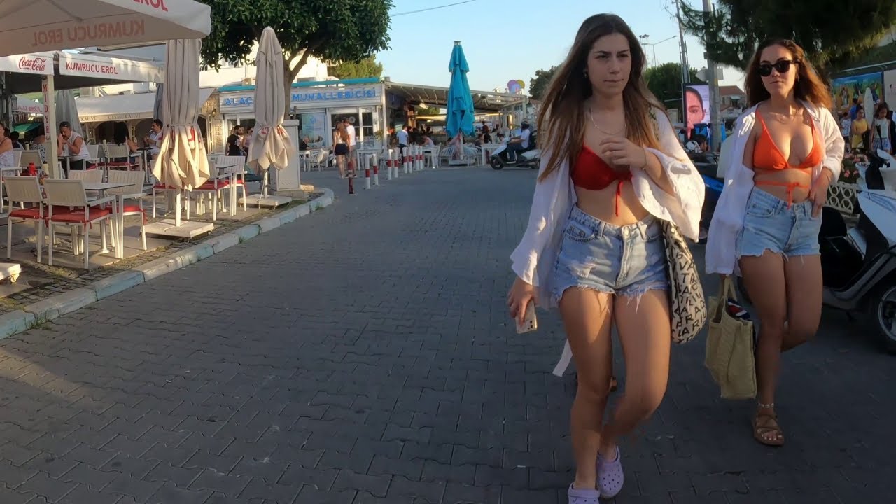 Çeşme Alaçatı Summer 2023 Walking Tour | 4k UHD 60fps