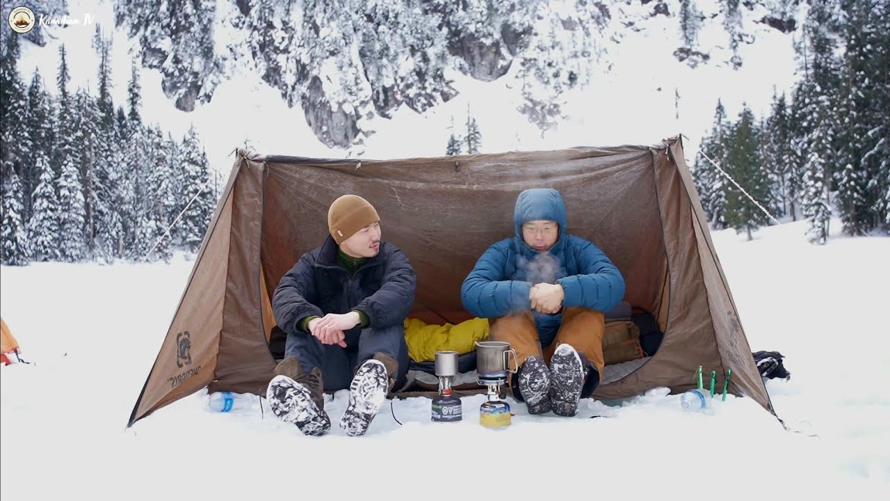 겨울 백패킹 | 설산 호수 위에서 하룻밤 | 리본 찾아 삼만리 | McKay Lake | North Ridge Mt. ST Benedict
