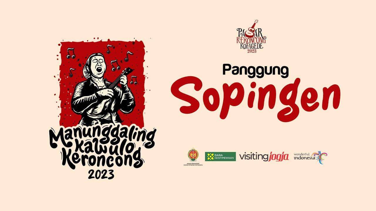 Panggung Sopingen | Pasar Keroncong Kotagede 2023