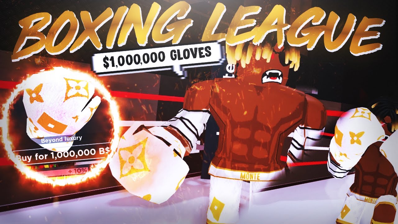 I bought the BEST $1,000,000 **LOUIS VUITTON** gloves... - ROBLOX Boxing League