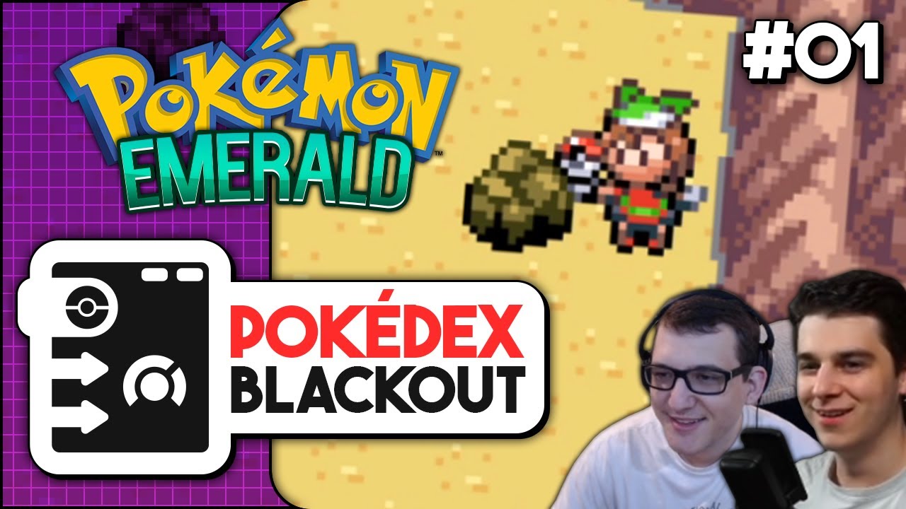 Pokedex Blackout Race vs Shenanagans | Pokemon Emerald Randomizer #1