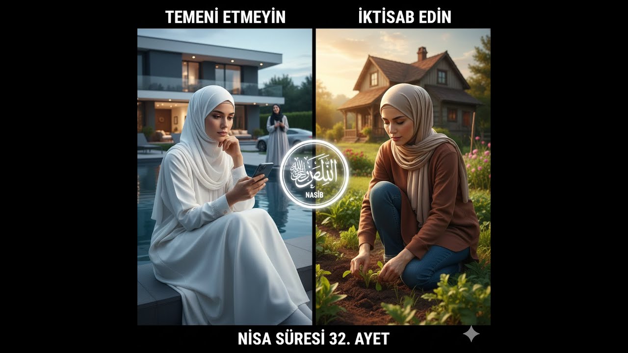 Başkasının Malına Göz Dikerek Zihninizi Hasta Etmeyin! Nisa 32 #hased #kıskanç #mal