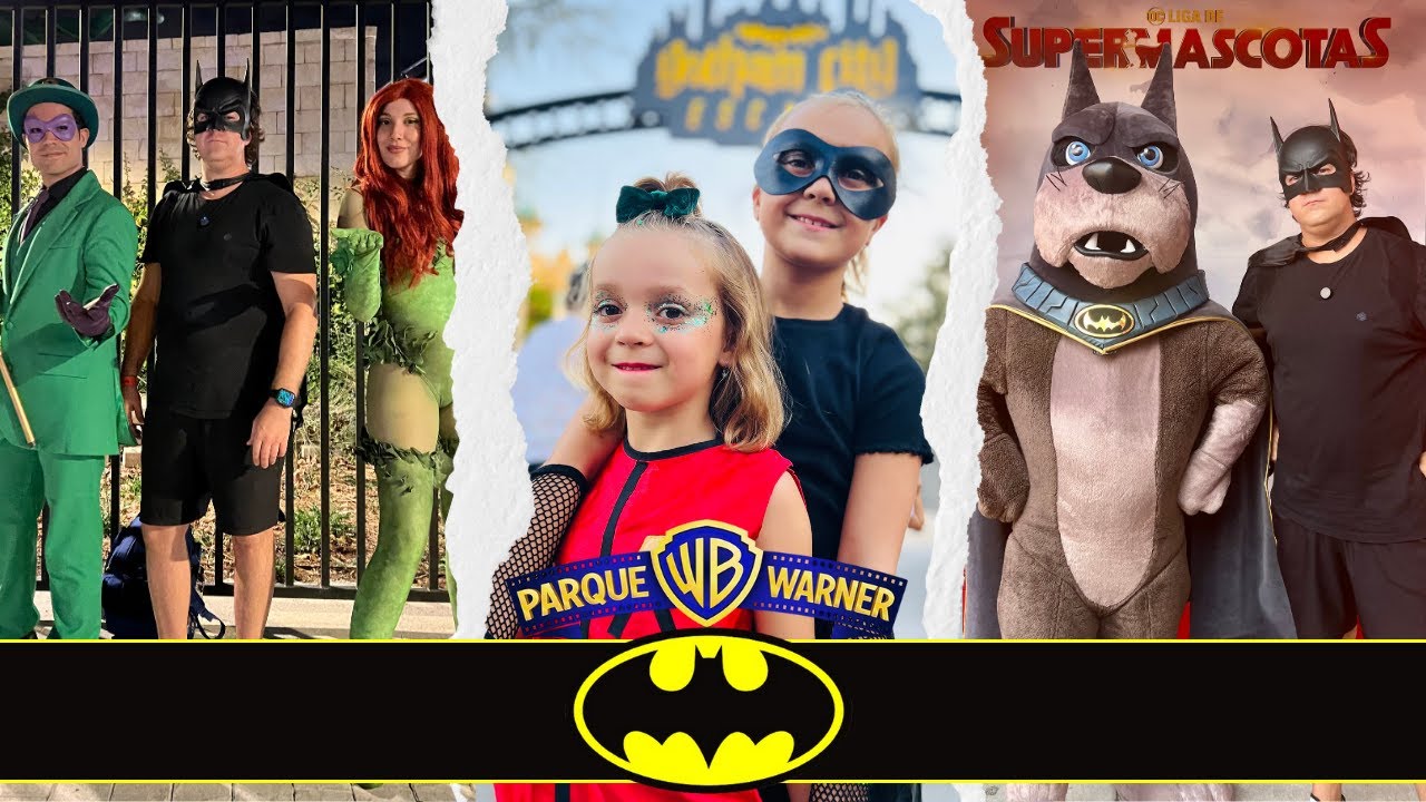 BATMAN DAY 2025 en PARQUE WARNER 🦇