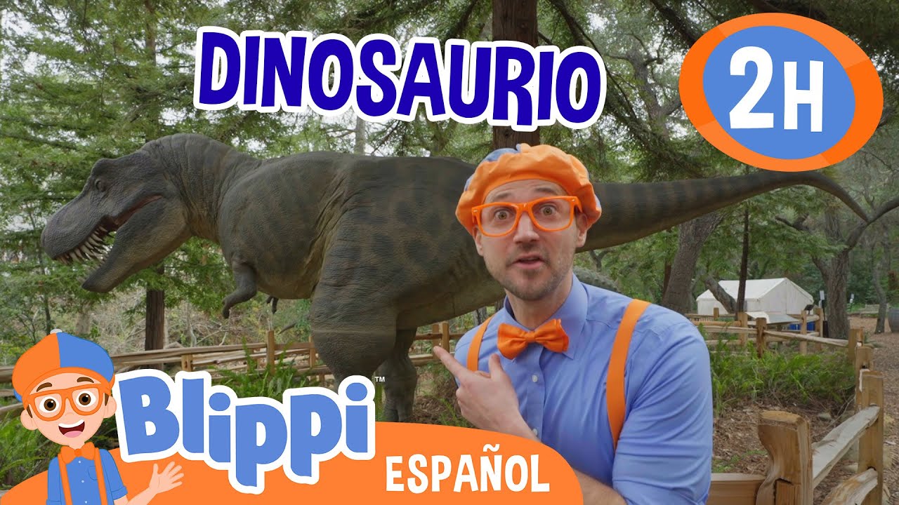 Blippi y el dinosaurio 🦖 Canciones Infantiles🎵| Juega y aprende | Moonbug Español | Blippi