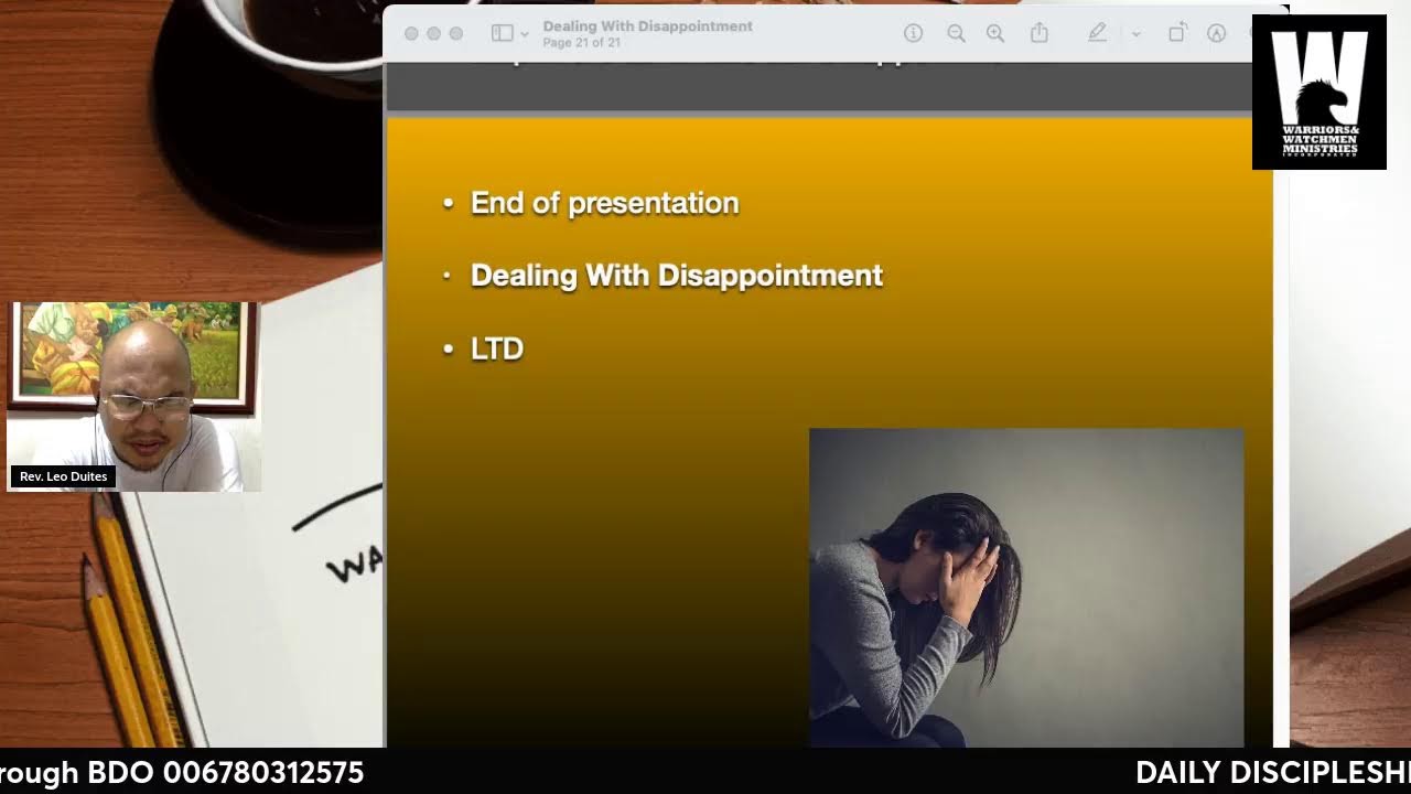 DEALING WITH DISAPPOINTMENT