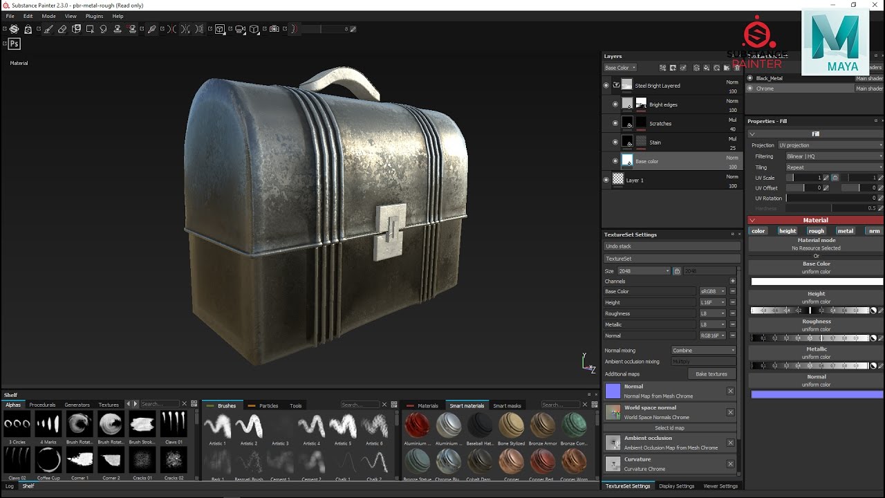 The Vintage Lunchbox project 1 of 2 : Modeling in Maya 2017