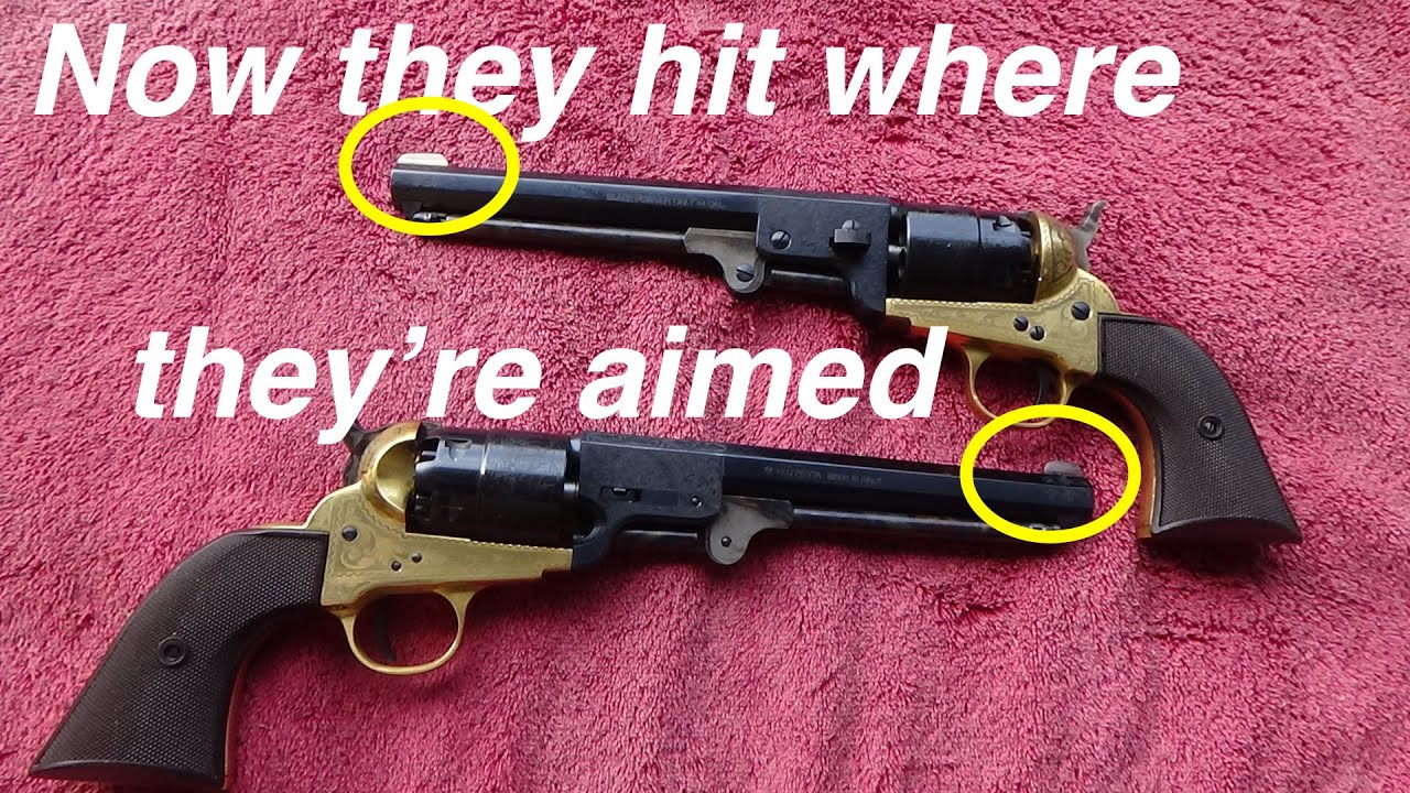 1851 44 cal Pietta Sight Change
