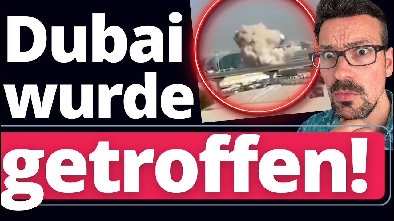 Dubai Flughafen von Drohne getroffen! IRAN-Krieg erschüttert die ganze Welt!