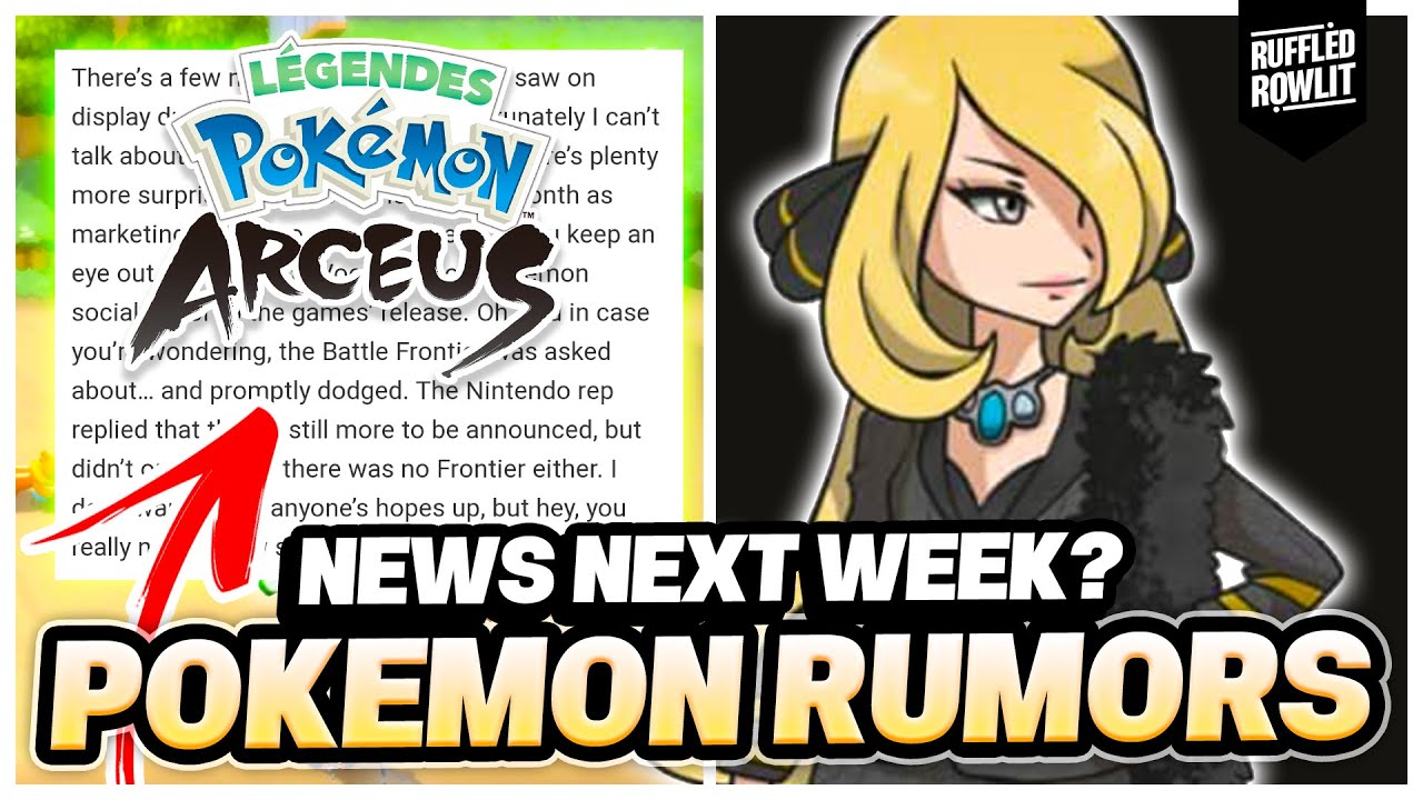 POKEMON NEWS Next Week RUMOR!? | Pokemon Gen 9 in 2022 Speculation #pokemon2022
