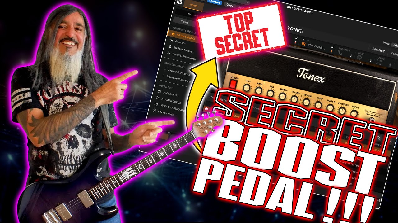 SECRET Boost Pedal Inside TONEX! Let Me SHOW You!!!