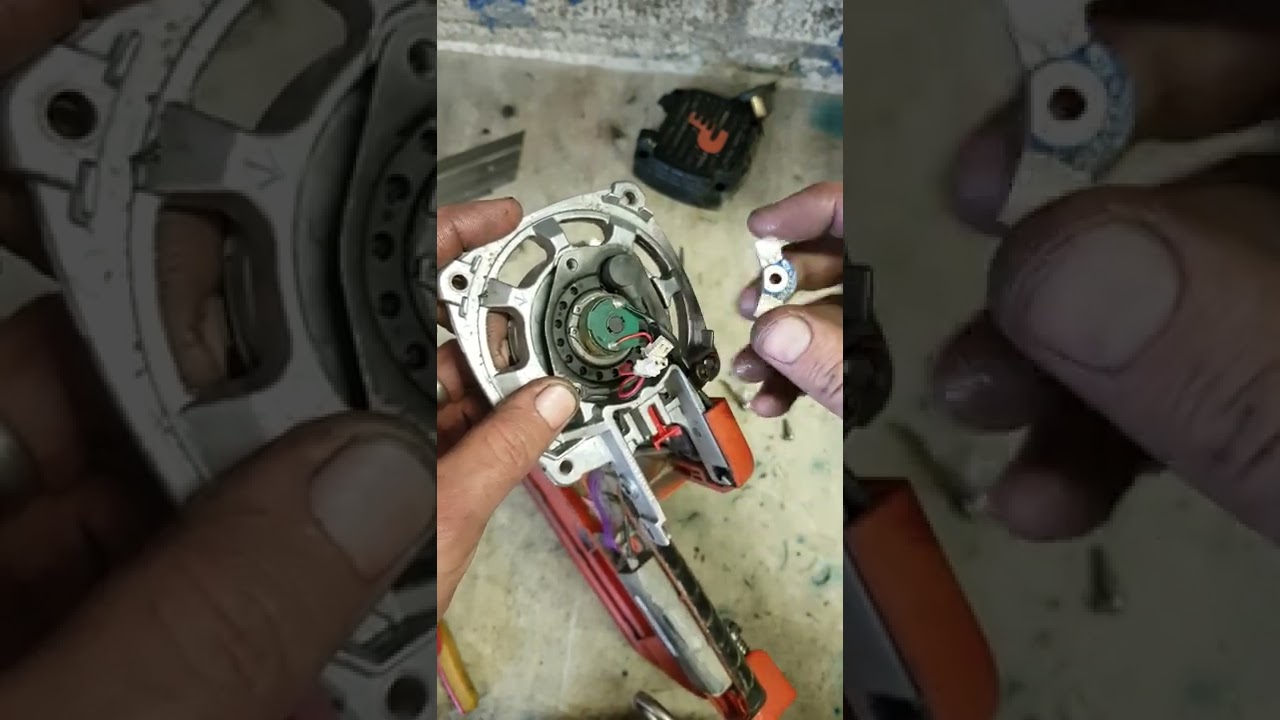 Repairing a paslode im350+ with a faulty motor.