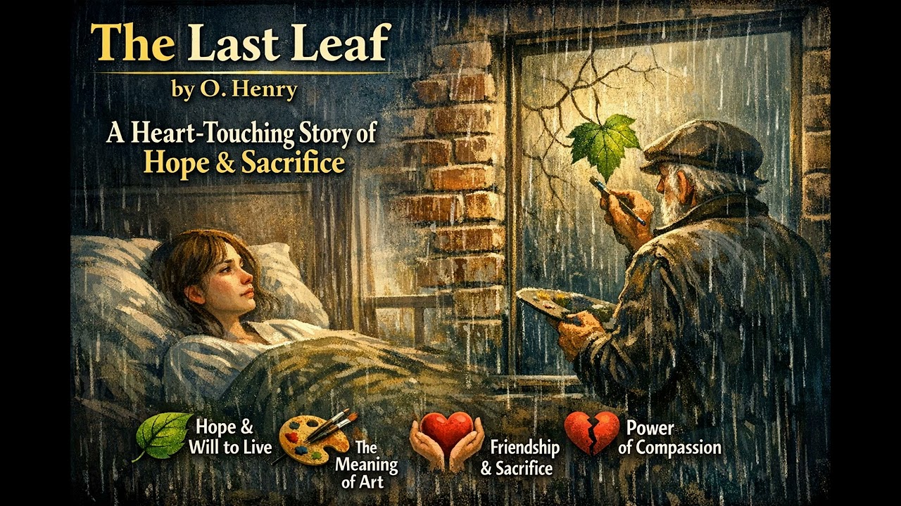 The Last Leaf by O. Henry | A Heart-Touching Story of Art & Sacrifice URDU/ HINDI