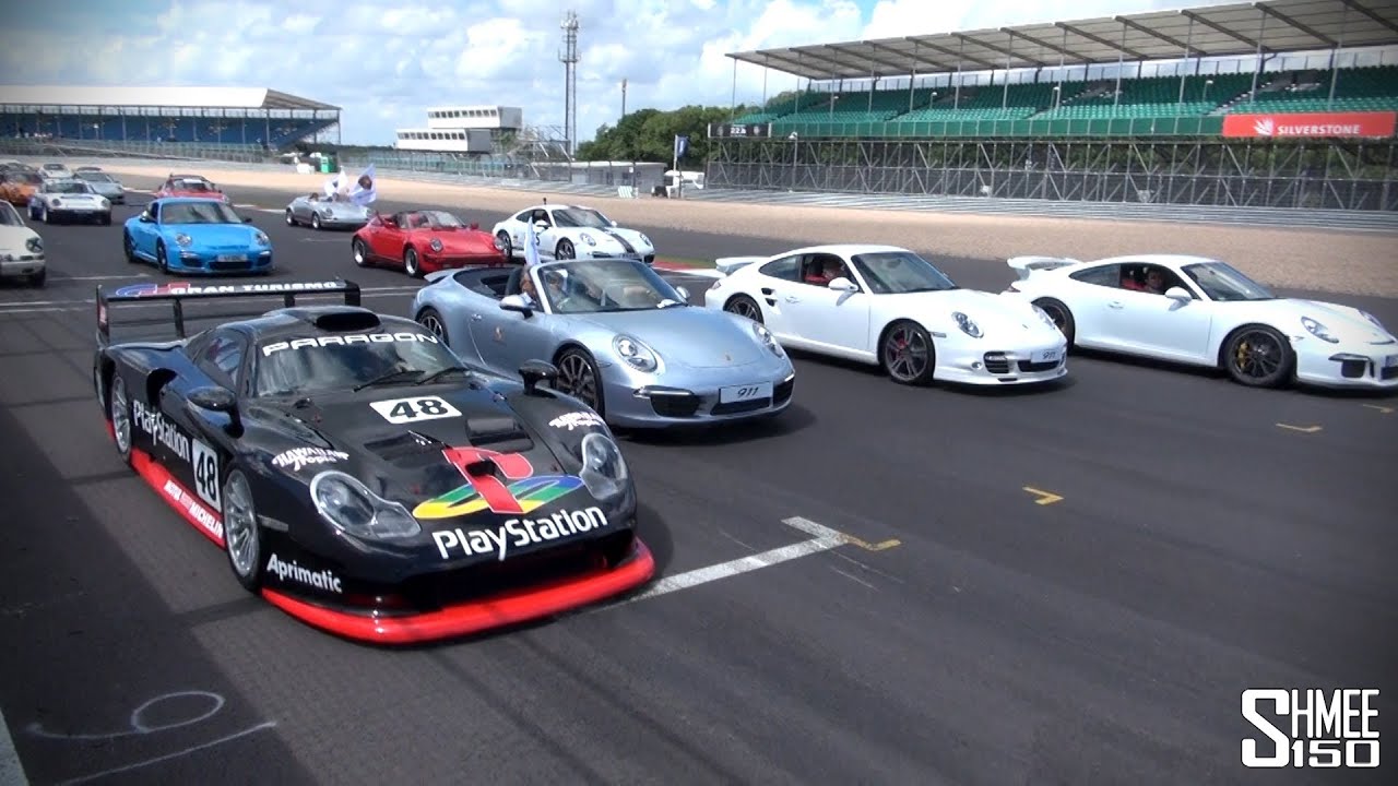 WORLD RECORD: 1,208 Porsche 911s at Silverstone