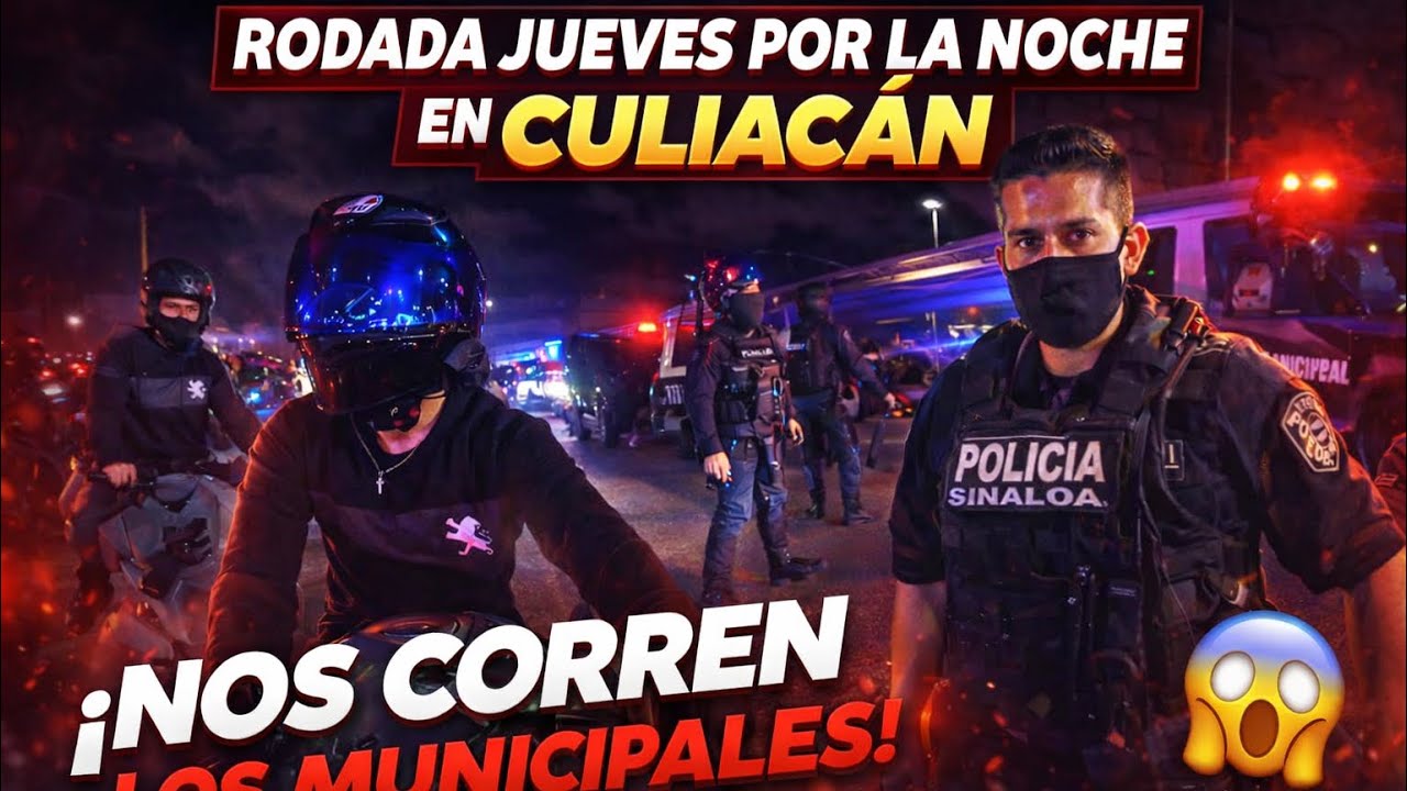 Rodada jueves por la noche en Culiac&aacute;n #municipales #rodada #motorcycle #fypシ #bikers #rider #fyp 