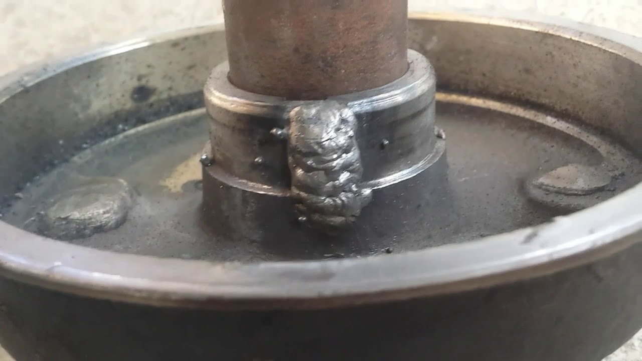 Cast iron welding and turning