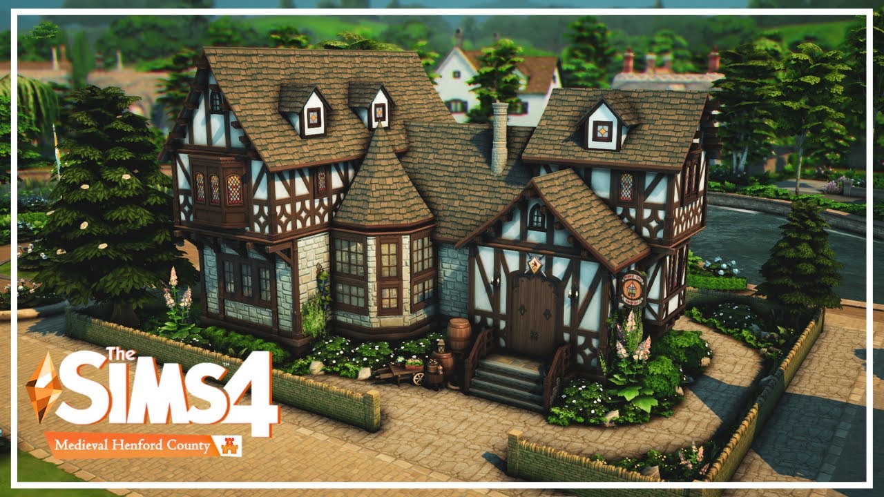 Medieval Tavern | The Sims 4 Speed Build | #MedievalHenfordCountyCollab