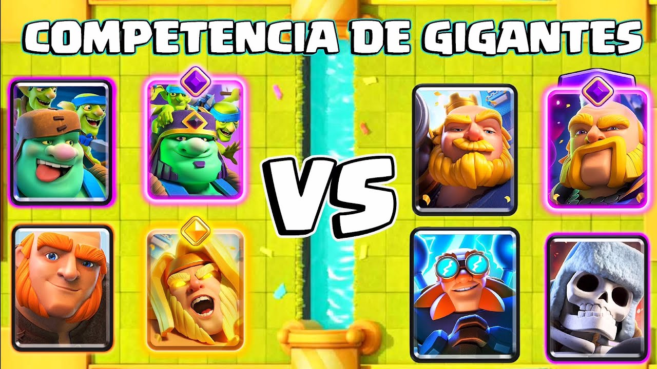¿QUIÉN ES EL MEJOR GIGANTE?- GiGANTE HÉROE / Clash Royale / 🔱 PandamickYT 💯