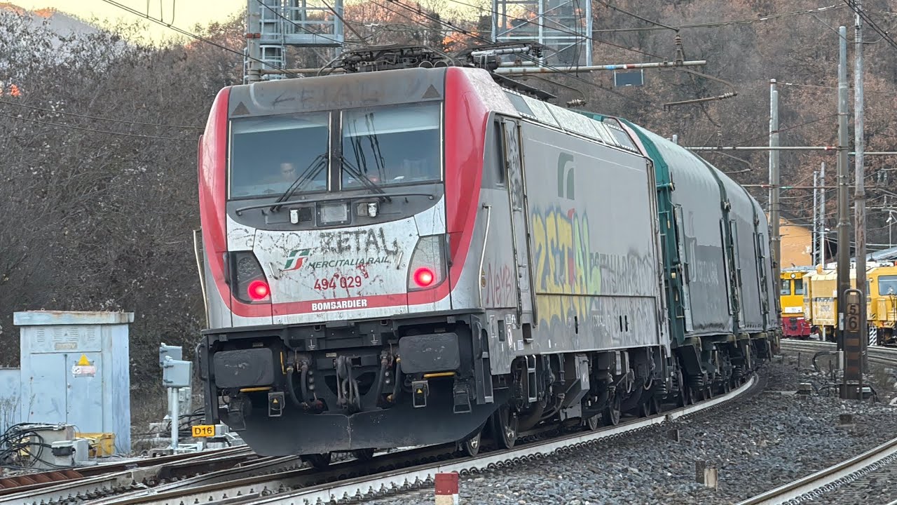 DUE TRENI SCHIACCIA BINARI in corsa tra San Benedetto Val di Sambro Castiglione dei Pepoli e Vernio!