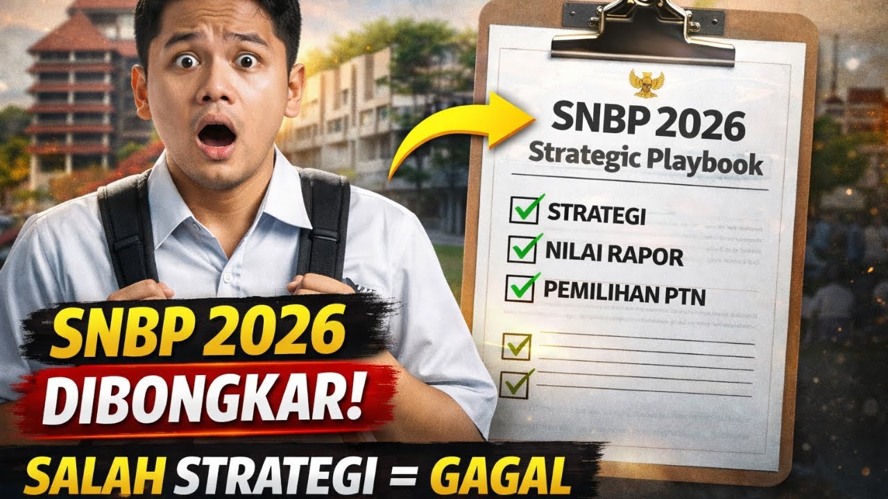 Panduan SNBP 2026 Lengkap: Strategi, Nilai Rapor, & Peluang Lolos