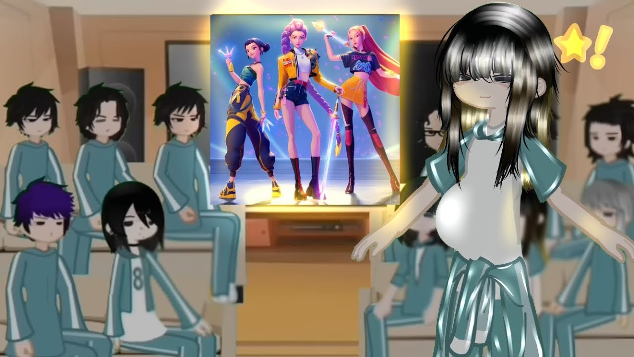 Squid Game reacts to Kpop Demons Hunters [ gacha reacts]