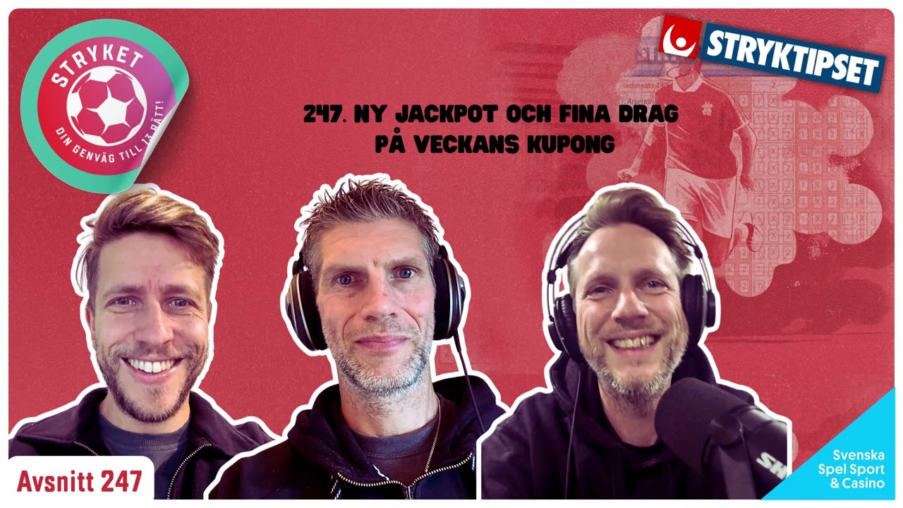 247. Ny jackpot och fina drag på veckans kupong