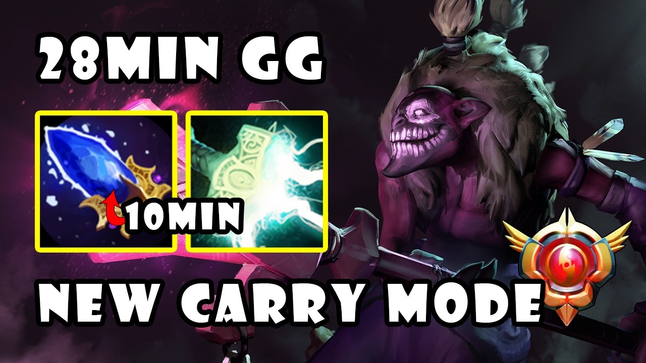 How to Play New Carry Mode Dazzle Builds Scepter + Mjollnir with 28MIN GG | Dota 2 Gameplay 7.40c