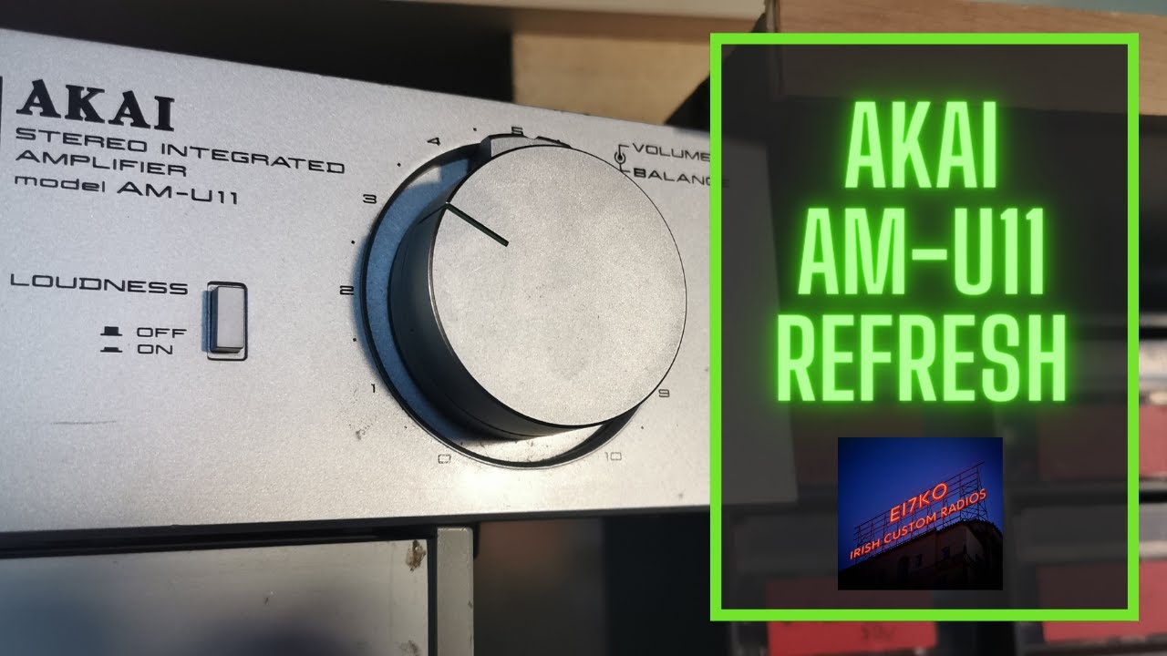 RESTORATION: AKAI AM U11 INTEGRATED AMPLIFIER #VINTAGESTEREO #VINTAGEHIFI #AKAI