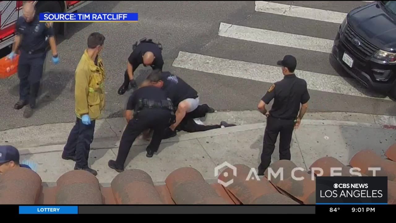 Brazen attack outside Hollywood pizzeria