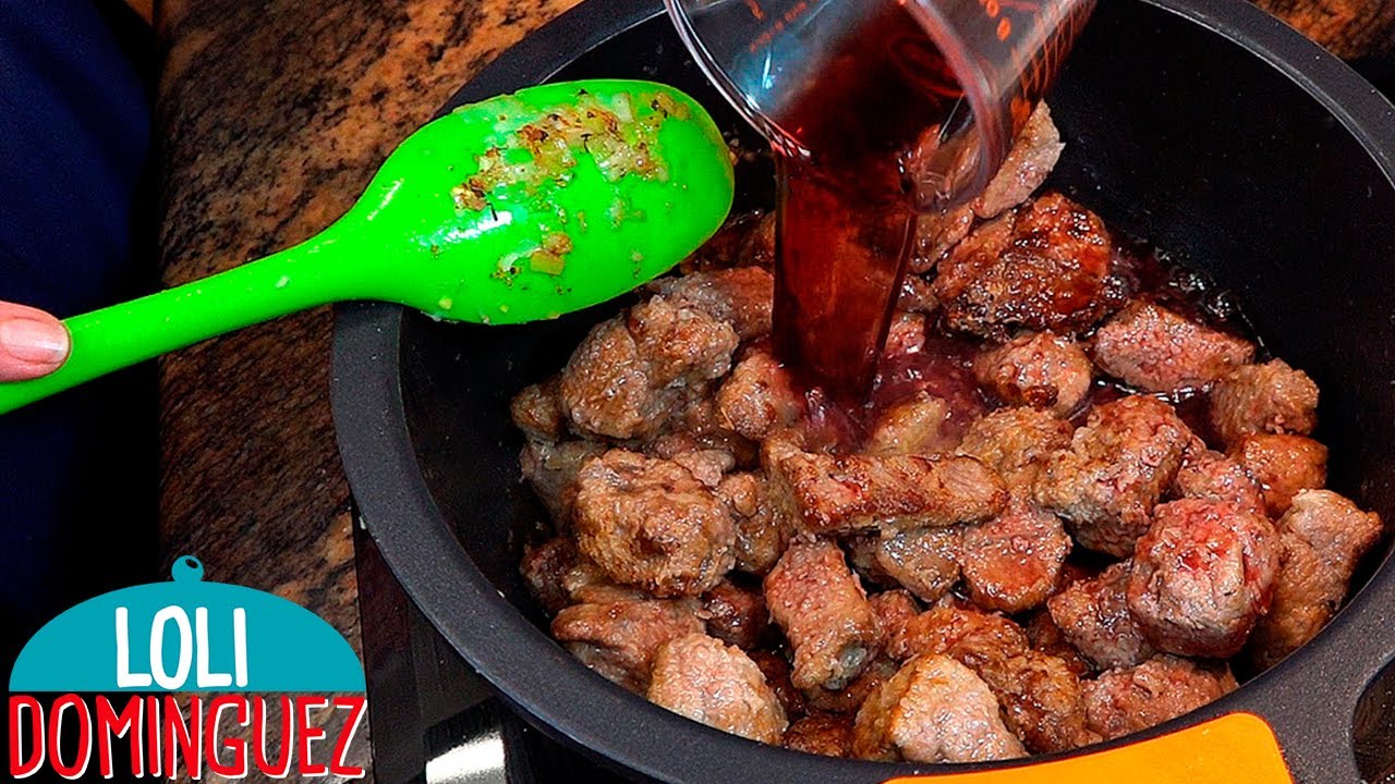 LA MEJOR CARNE ESTOFADA QUE HABRÁS COMIDO NUNCA, MUY TIERNA Y JUGOSA - Loli Domínguez - Recetas.