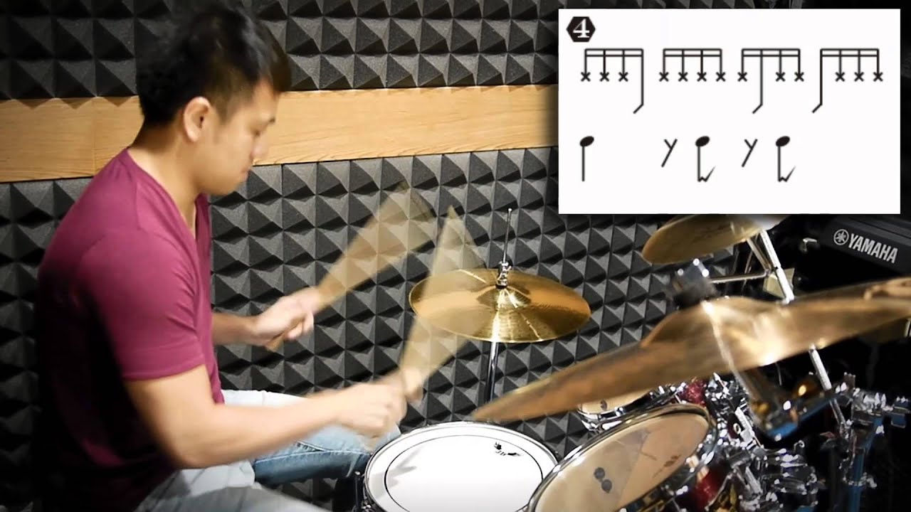【教學影片】16 BEATS切分節奏 (TC Drum爵士鼓工作室--詹子樂 老師)
