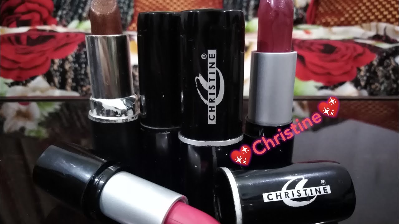 Amazing Lipstick shades of christine with numbers ,swatches & review