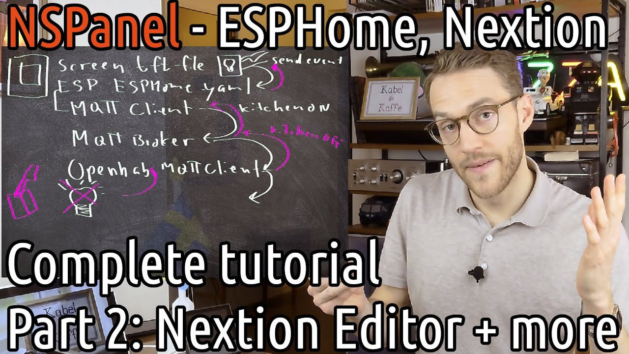 Sonoff NSPanel ESPHome Custom UI MQTT control HOWTO Part 2: Nextion Editor, Understanding, Flashing