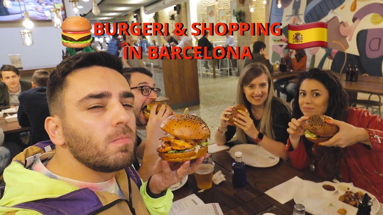 Shopping și burgeri în Barcelona! (Daily Vlog, Ziua 1)