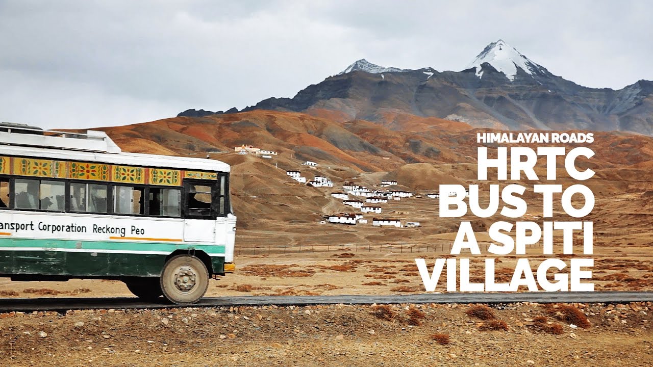 Nerve-Racking Himalayan Ride in an HRTC Bus