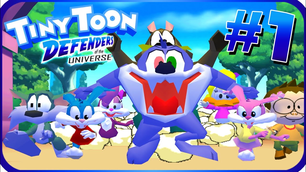 Tiny Toon Adventures: Defenders of the Universe Walkthrough Part 1 (PS2)