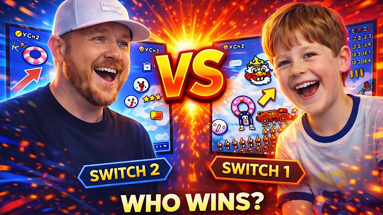 Nintendo Switch 1 vs Switch 2 Mario Maker Challenge! 🍄