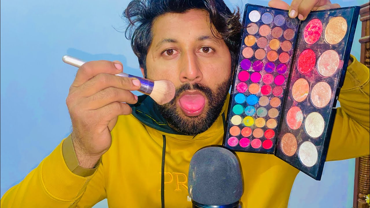 ASMR Lipstick Makeup 💄👄 - Imitating Fav ASMRTIST ( Satisfying Sleepy mouth sounds ) 