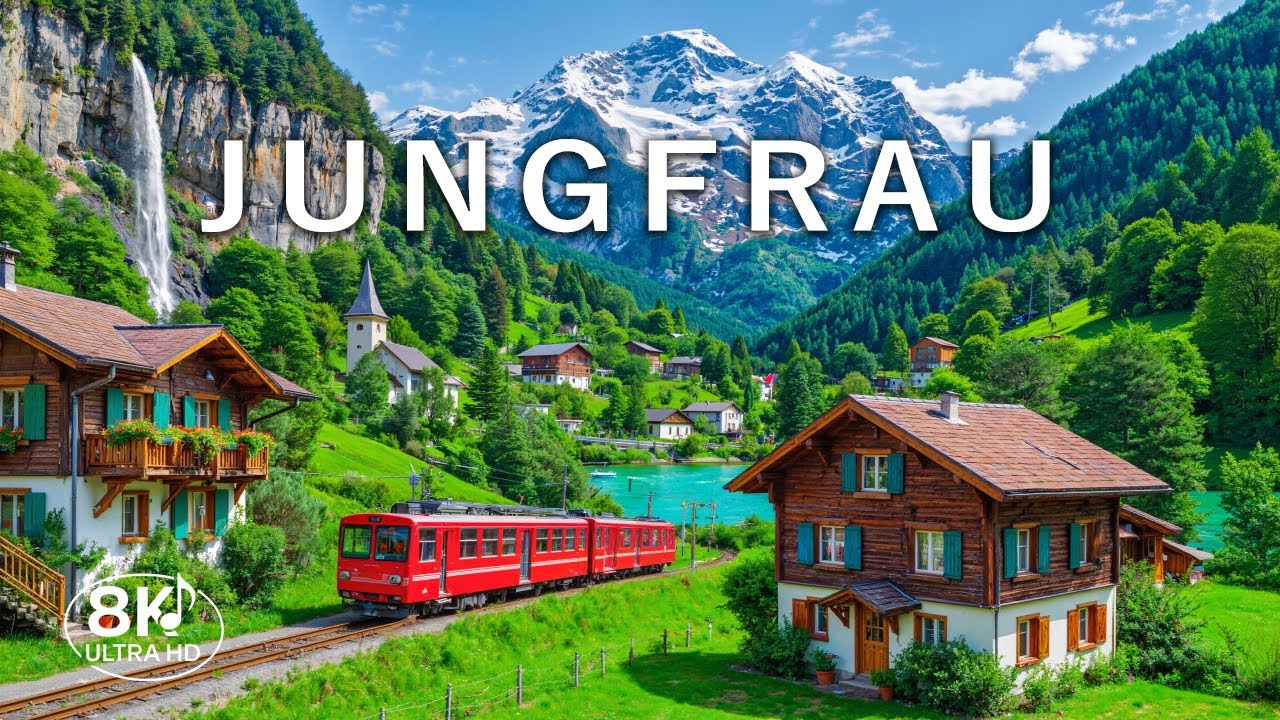 Jungfrau 8K | Switzerland’s Most Scenic Train Journey through the Alps