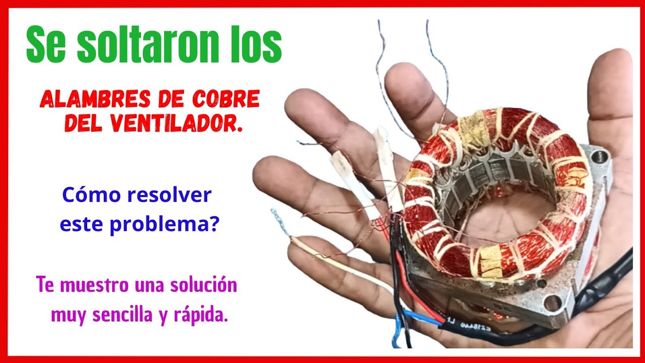 Cómo conectar los hilos de la bobina del ventilador. ✅👍 Conexión bobinas ventilador. Fácil de hacer.