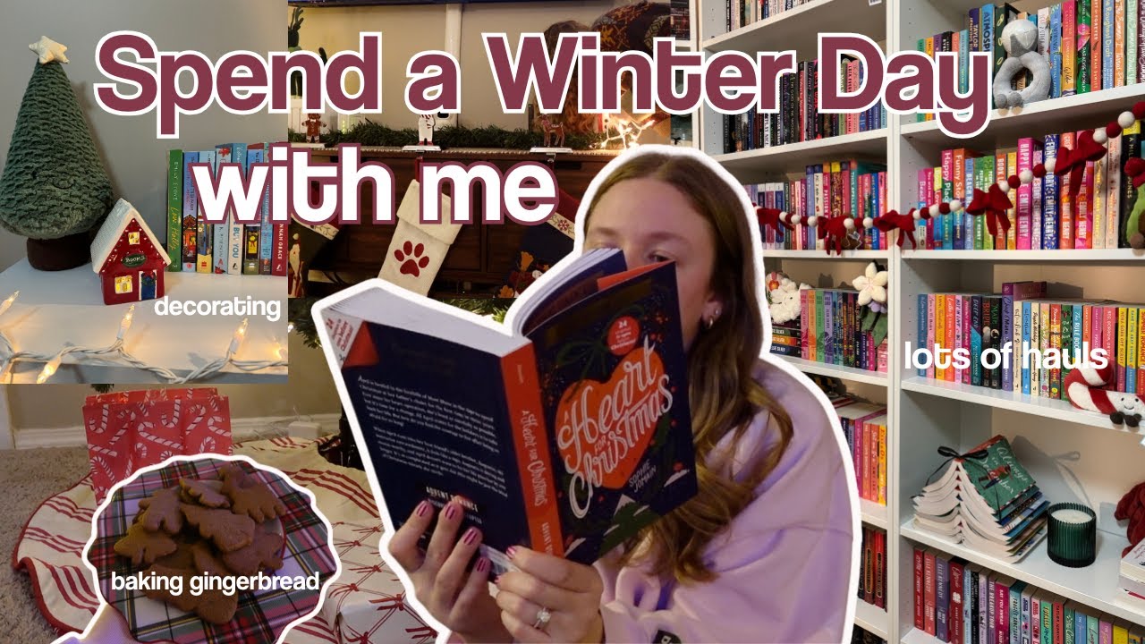 Проведите зимний день со мной ❄️🎁🍪 (выпечка, украшение к Рождеству, чтение новостей) 5-й день кни...