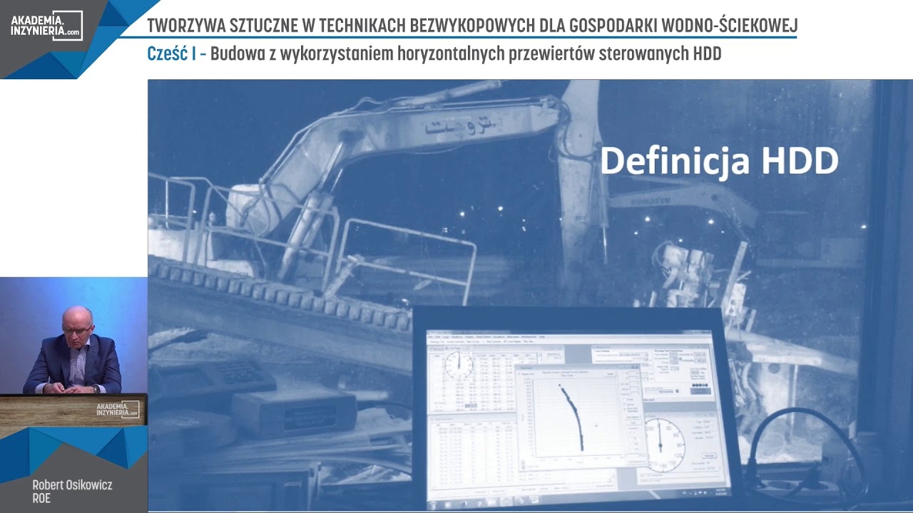 Webinarium Uponor Infra ROE i ZRB Janicki - rury PEHD w kierunkowych przewiertach sterowanych HDD