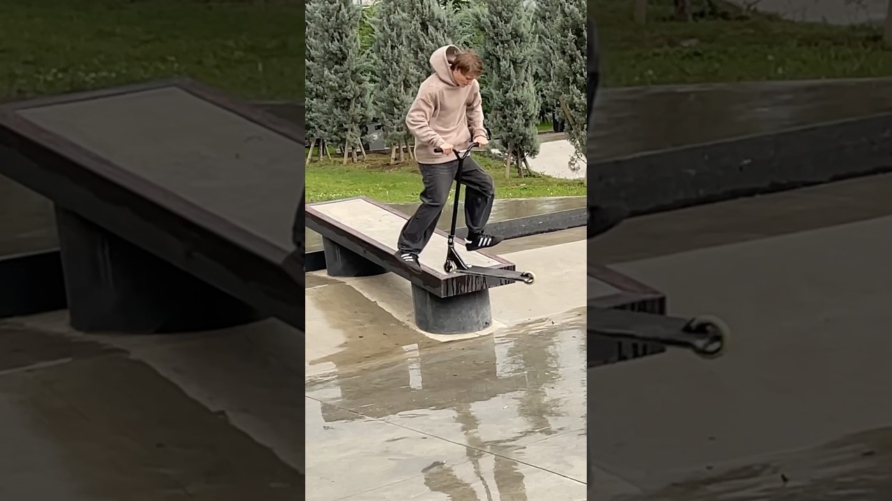 Сделал ли я трюк? @Egor2high #трюкинасамокате #gameofscoot #трюкинасамокате  #kickscootershop