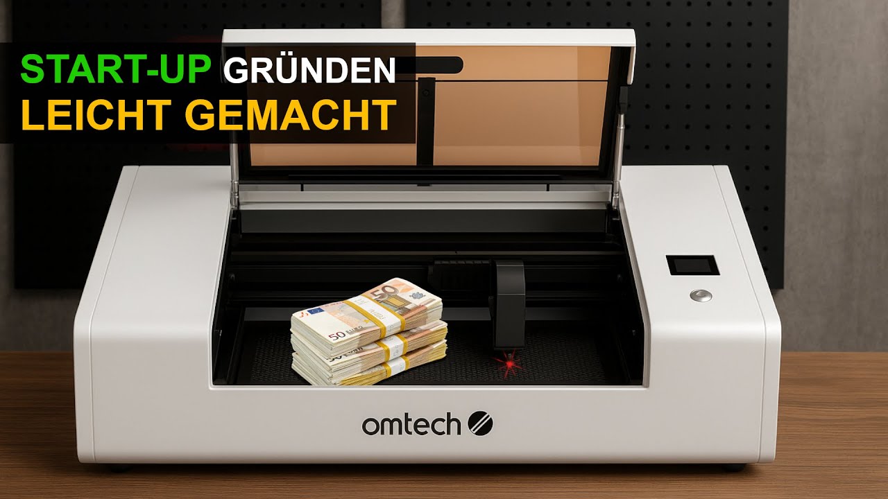 Nebenjob oder eigenes Business mit Lasergravur &ndash; OMTech Polar Lite 55W Laser Unboxing
