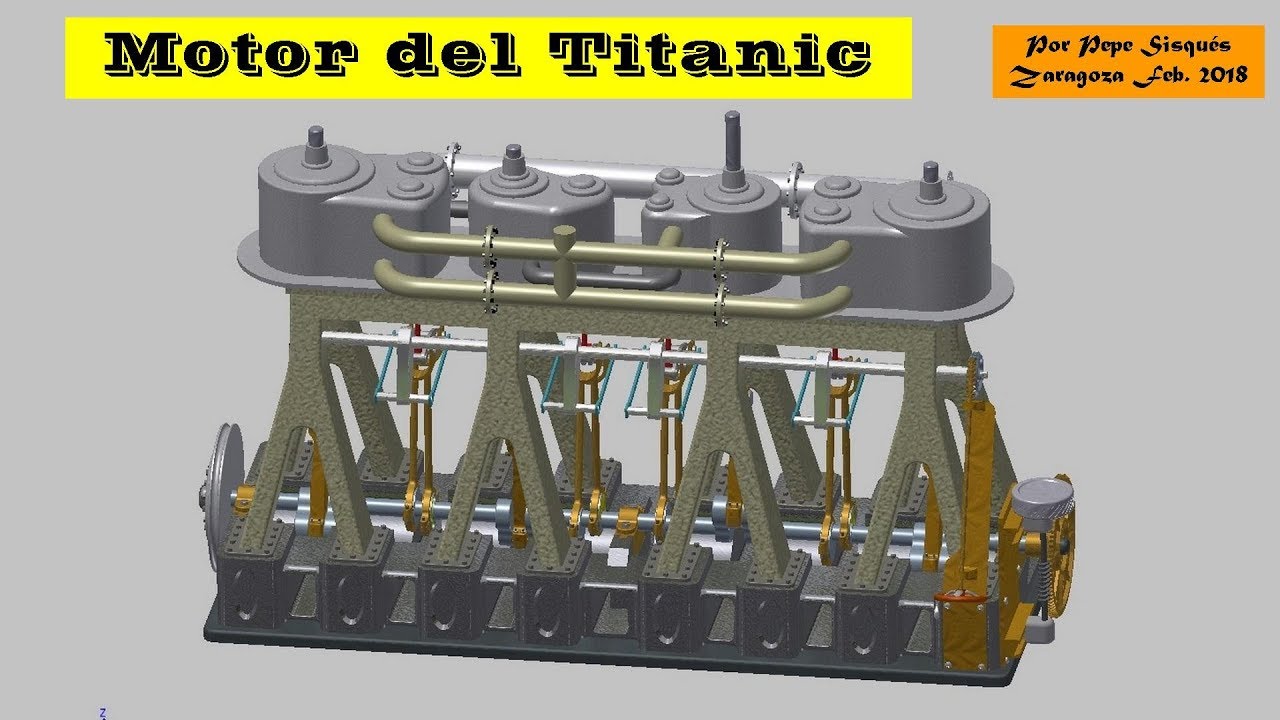 Funcionamiento de un motor del Titanic